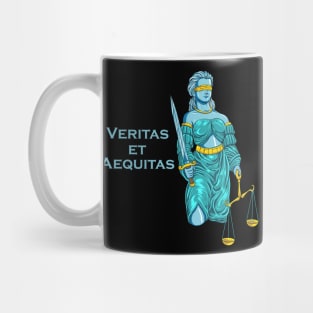 Veritas et Aequitas - Goddess Lady Justice Mug